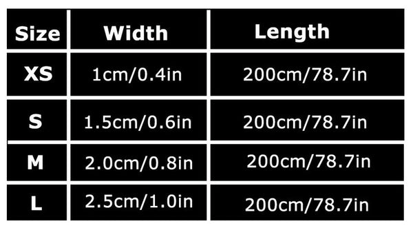 Reflective Pet Leash 2 meters Black M