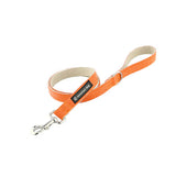 Natural Hemp & Cotton Dog Lead Leash (Orange Burst)