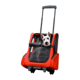 Dog Pet Safety Transport Carrier Backpack Trolley